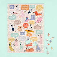 If Dogs Could Talk 500 Piece Puzzle - BIG FRENCHIES