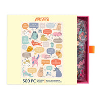 If Cats Could Talk 500 Piece Puzzle - BIG FRENCHIES