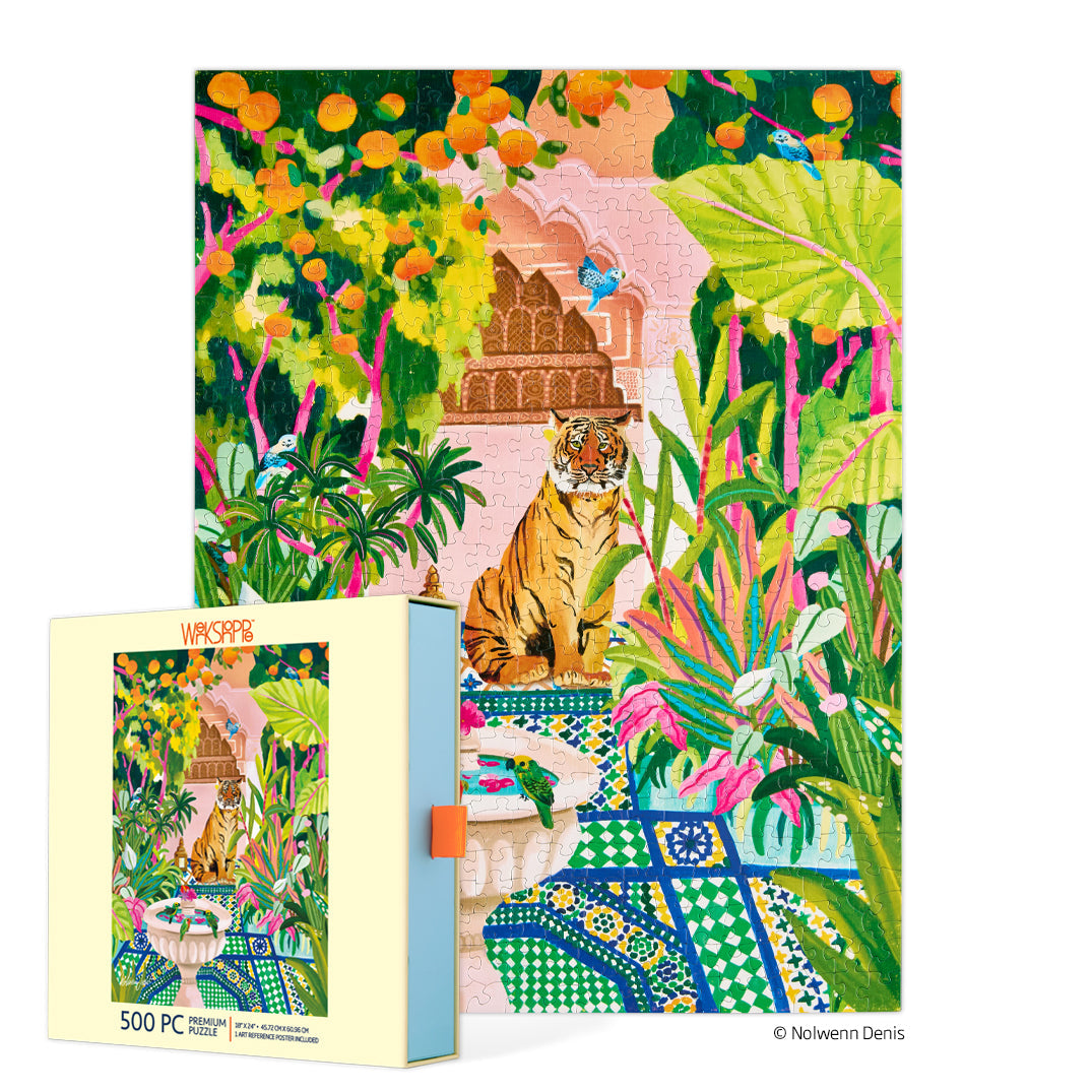 Peaceful Oasis 500 Piece Puzzle - BIG FRENCHIES