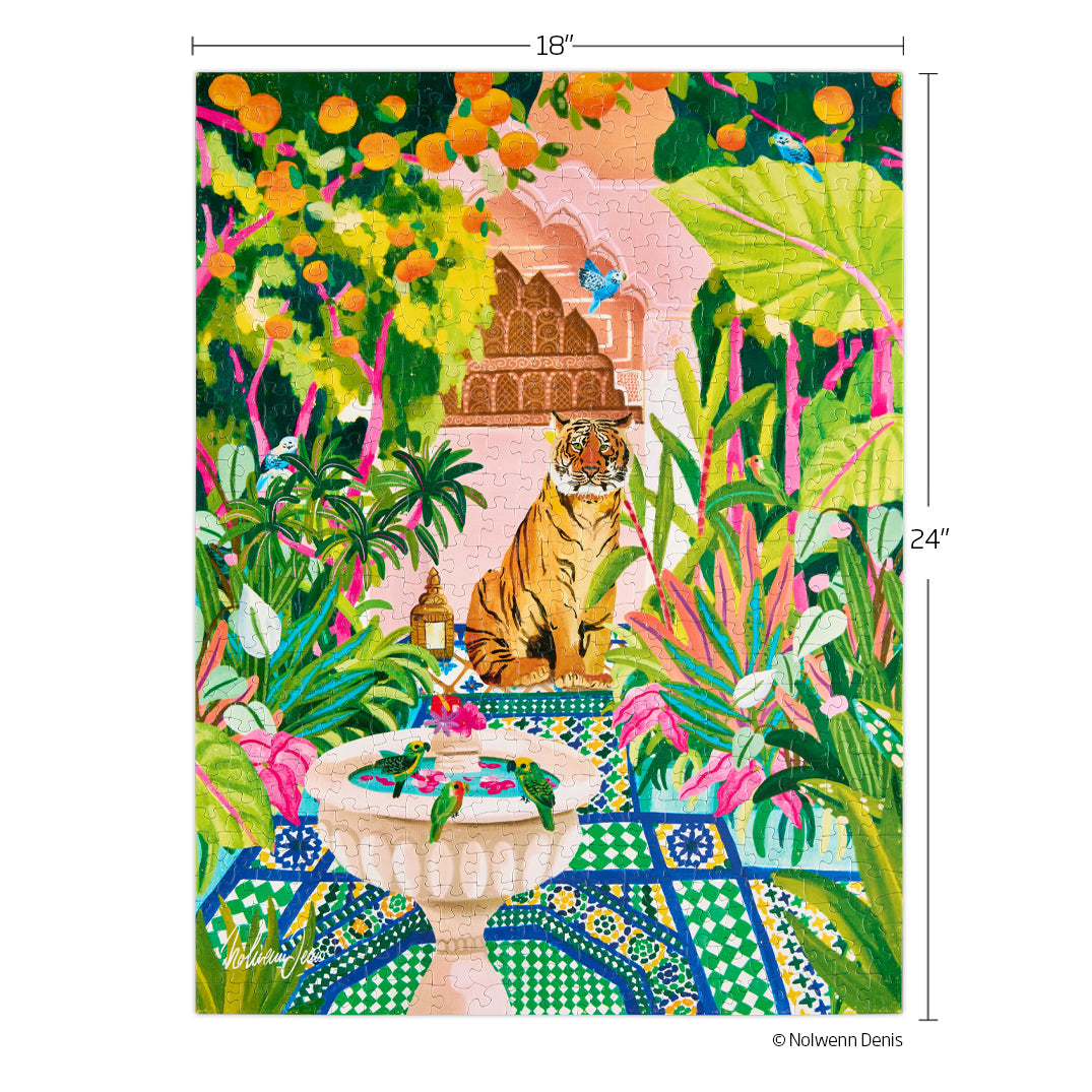 Peaceful Oasis 500 Piece Puzzle - BIG FRENCHIES