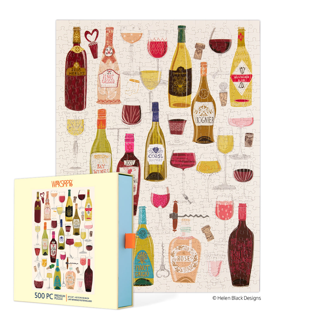 Wine Tasting 500 Piece Puzzle - BIG FRENCHIES