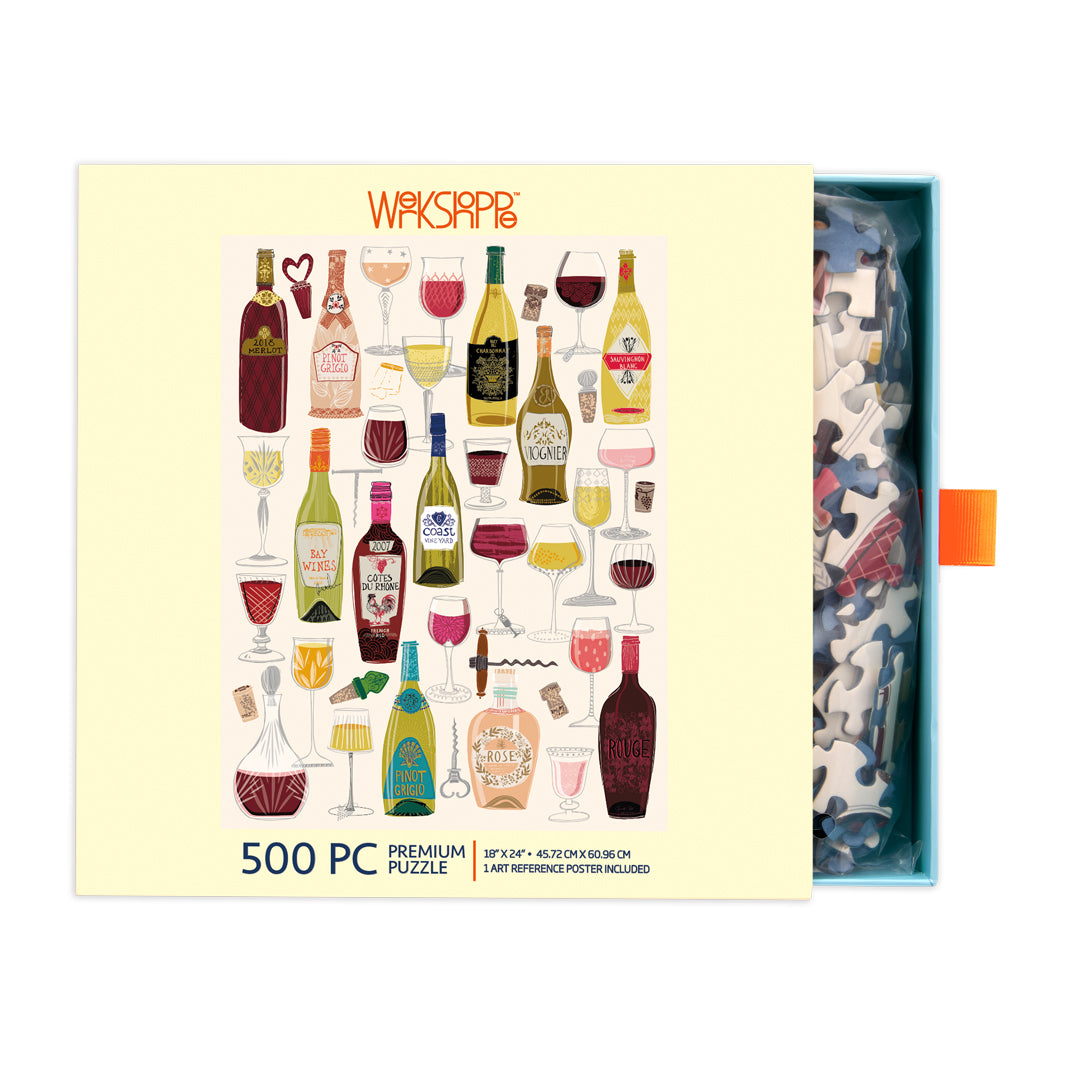 Wine Tasting 500 Piece Puzzle - BIG FRENCHIES