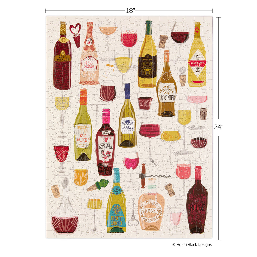 Wine Tasting 500 Piece Puzzle - BIG FRENCHIES
