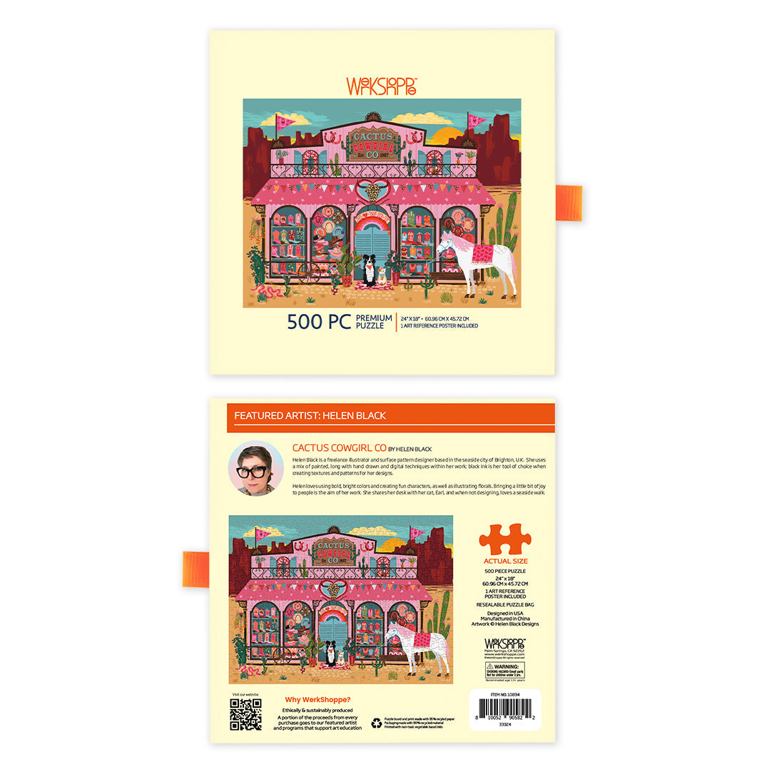 Cactus Cowgirl Co. 500 Piece Puzzle - BIG FRENCHIES