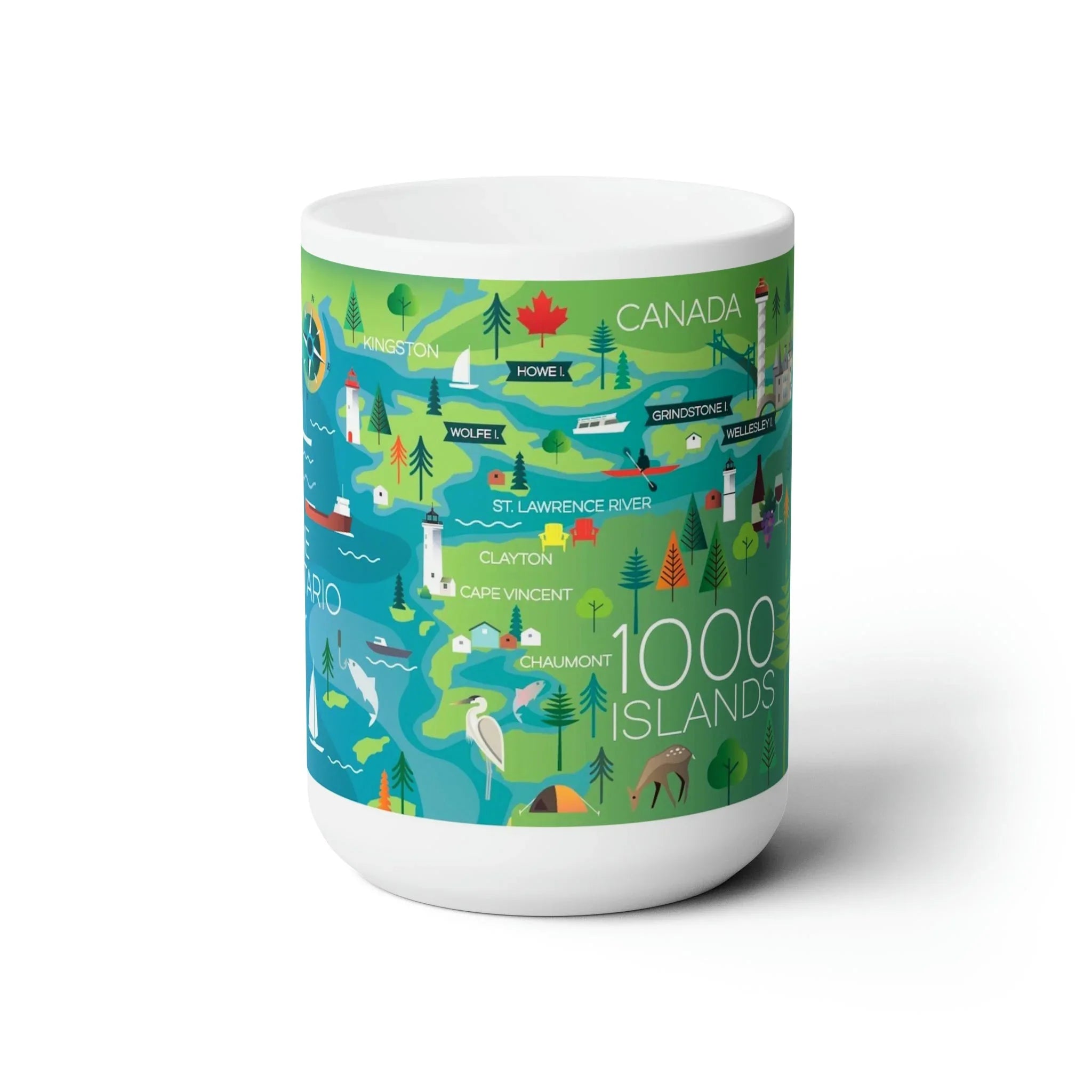 1000 Islands Ceramic Mug 11oz or 15oz - BIG FRENCHIES
