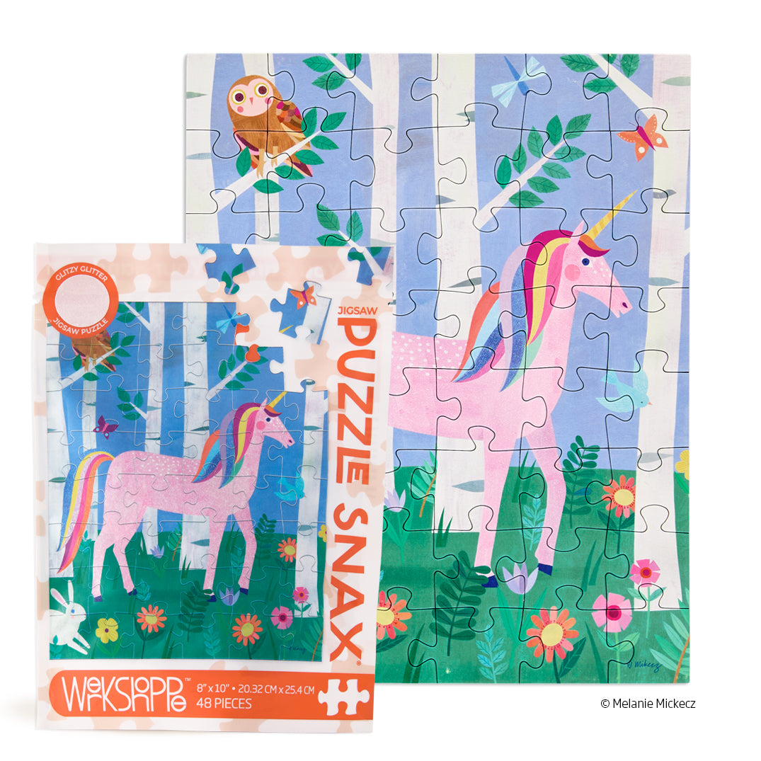 Unicorn Forest 48 Piece Puzzle Snax - BIG FRENCHIES
