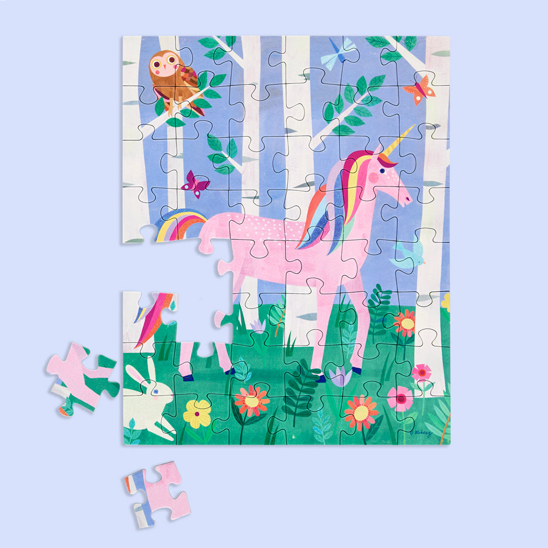 Unicorn Forest 48 Piece Puzzle Snax - BIG FRENCHIES