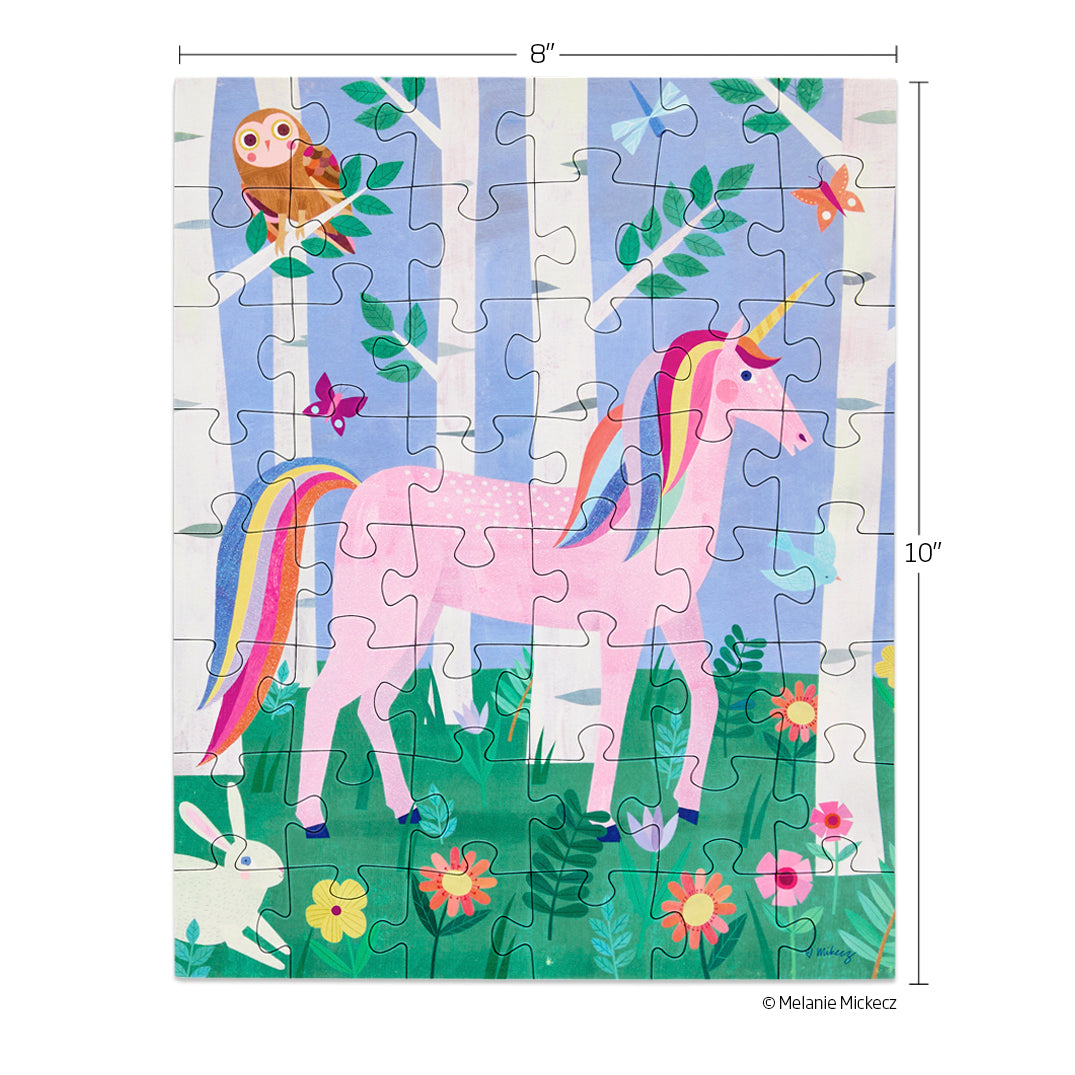 Unicorn Forest 48 Piece Puzzle Snax - BIG FRENCHIES