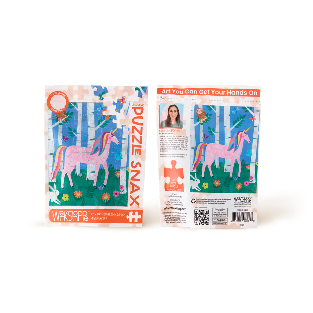 Unicorn Forest 48 Piece Puzzle Snax - BIG FRENCHIES