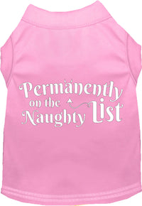 Permanently on the Naughty List Pet Shirt