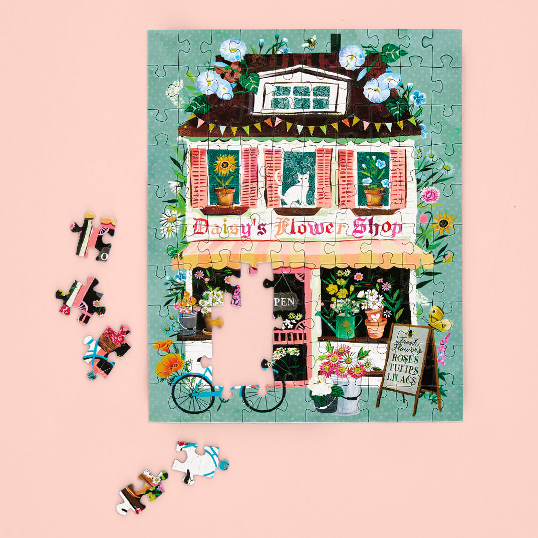 Daisy's Flower Shop 100 Piece Puzzle Snax - BIG FRENCHIES