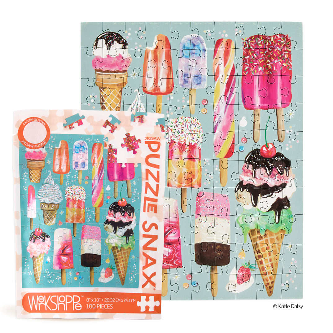 Ice Cream & Pops 100 Piece Puzzle Snax - BIG FRENCHIES