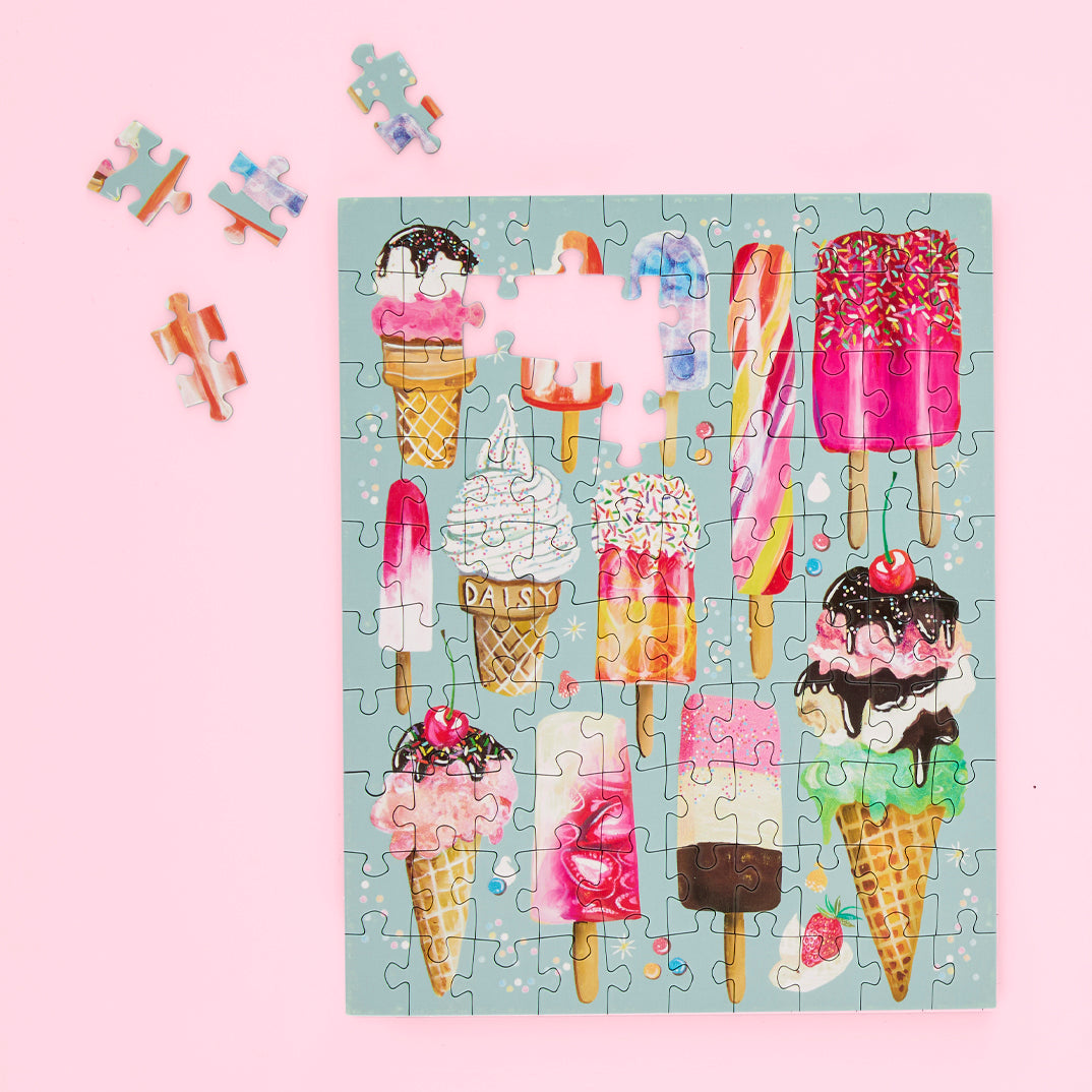 Ice Cream & Pops 100 Piece Puzzle Snax - BIG FRENCHIES