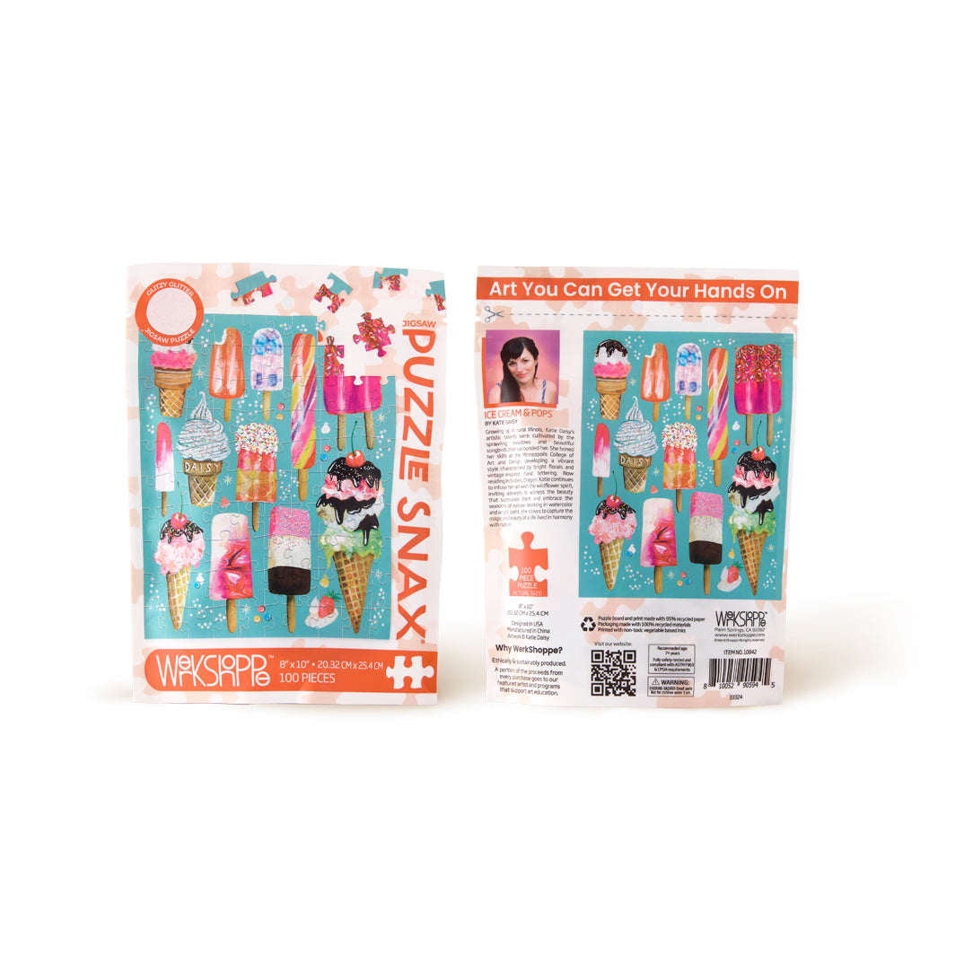 Ice Cream & Pops 100 Piece Puzzle Snax - BIG FRENCHIES