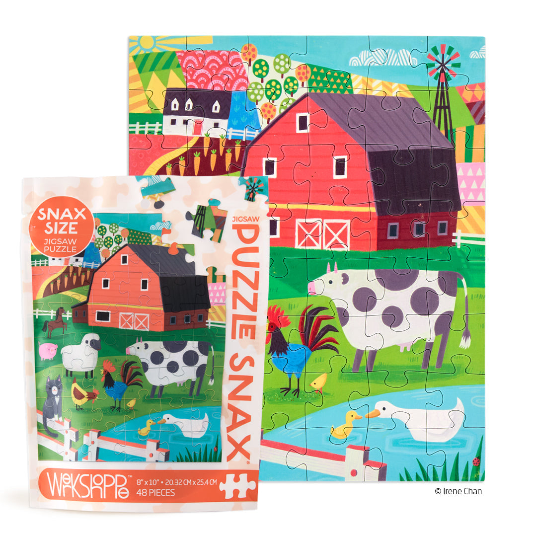 Farm Friends 48 Piece Puzzle Snax - BIG FRENCHIES