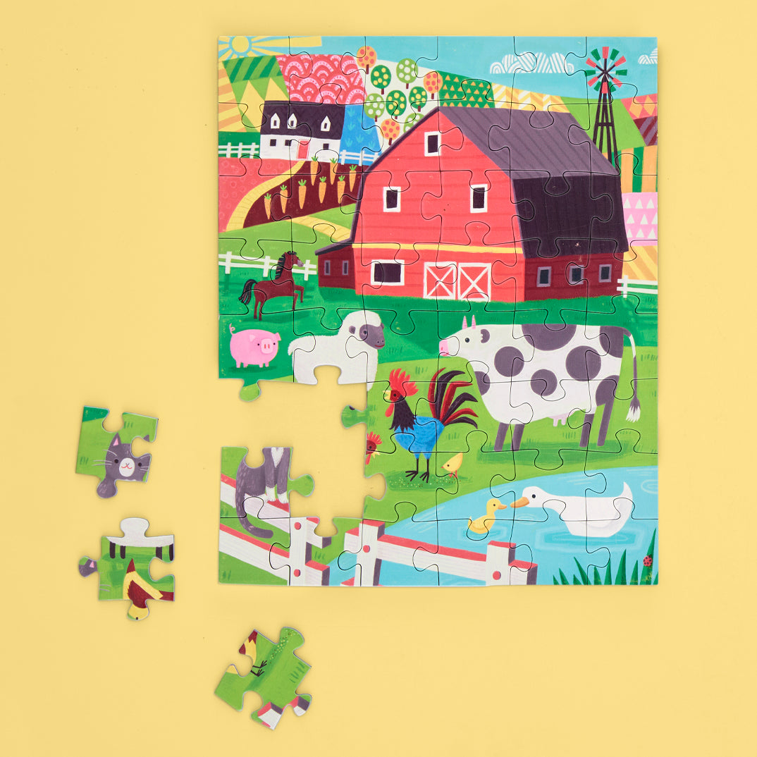 Farm Friends 48 Piece Puzzle Snax - BIG FRENCHIES