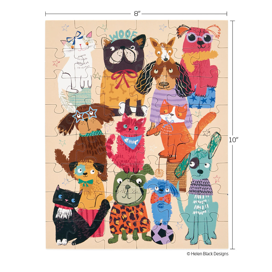 Fur Babies 48 Piece Puzzle Snax - BIG FRENCHIES