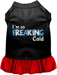 Freaking Cold Winter Pet Dress
