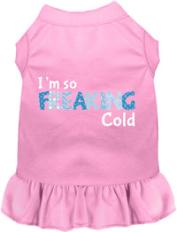 Freaking Cold Winter Pet Dress