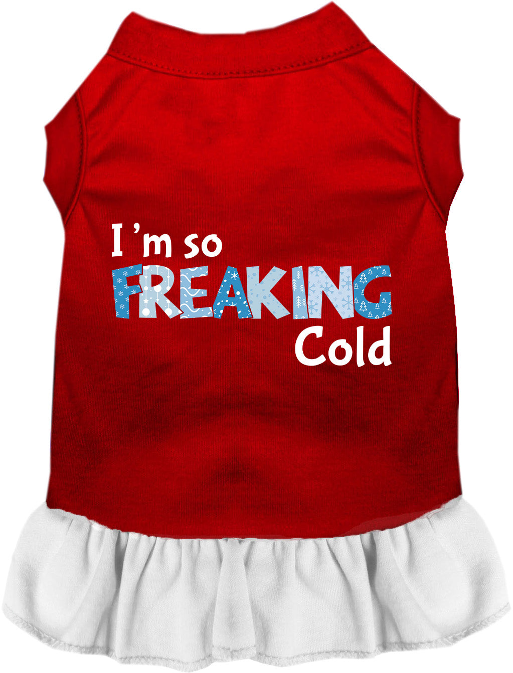 Freaking Cold Winter Pet Dress
