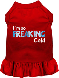 Freaking Cold Winter Pet Dress