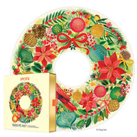 Holiday Wreath 1000 Piece Puzzle - BIG FRENCHIES