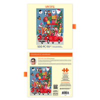 Festive Fun Car 500 Piece Christmas Puzzle - BIG FRENCHIES