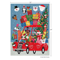 Festive Fun Car 500 Piece Christmas Puzzle - BIG FRENCHIES