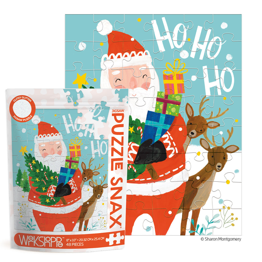 Ho Ho Ho Santa 48 Piece Puzzle Snax - BIG FRENCHIES