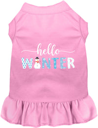 Hello Winter Pet Dress