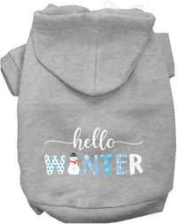 Hello Winter Pet Hoodie