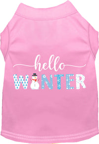 Hello Winter Pet Shirt