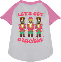 Let's Get Crackin' Pet Raglan Shirt