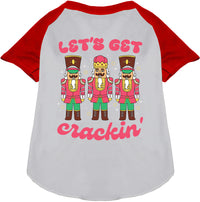 Let's Get Crackin' Pet Raglan Shirt