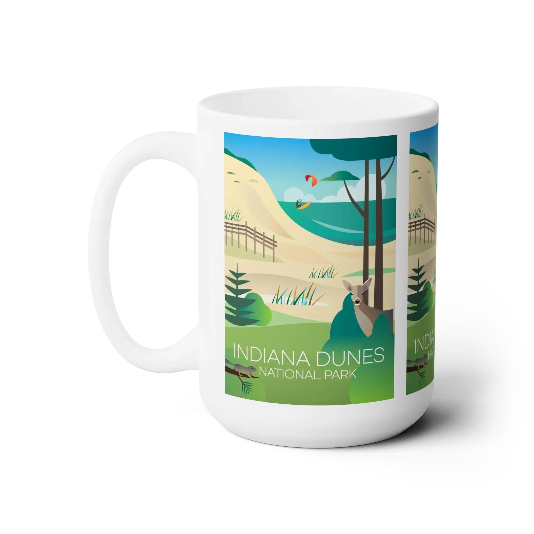 Indiana Dunes National Park Ceramic Mug 11oz or 15oz - BIG FRENCHIES