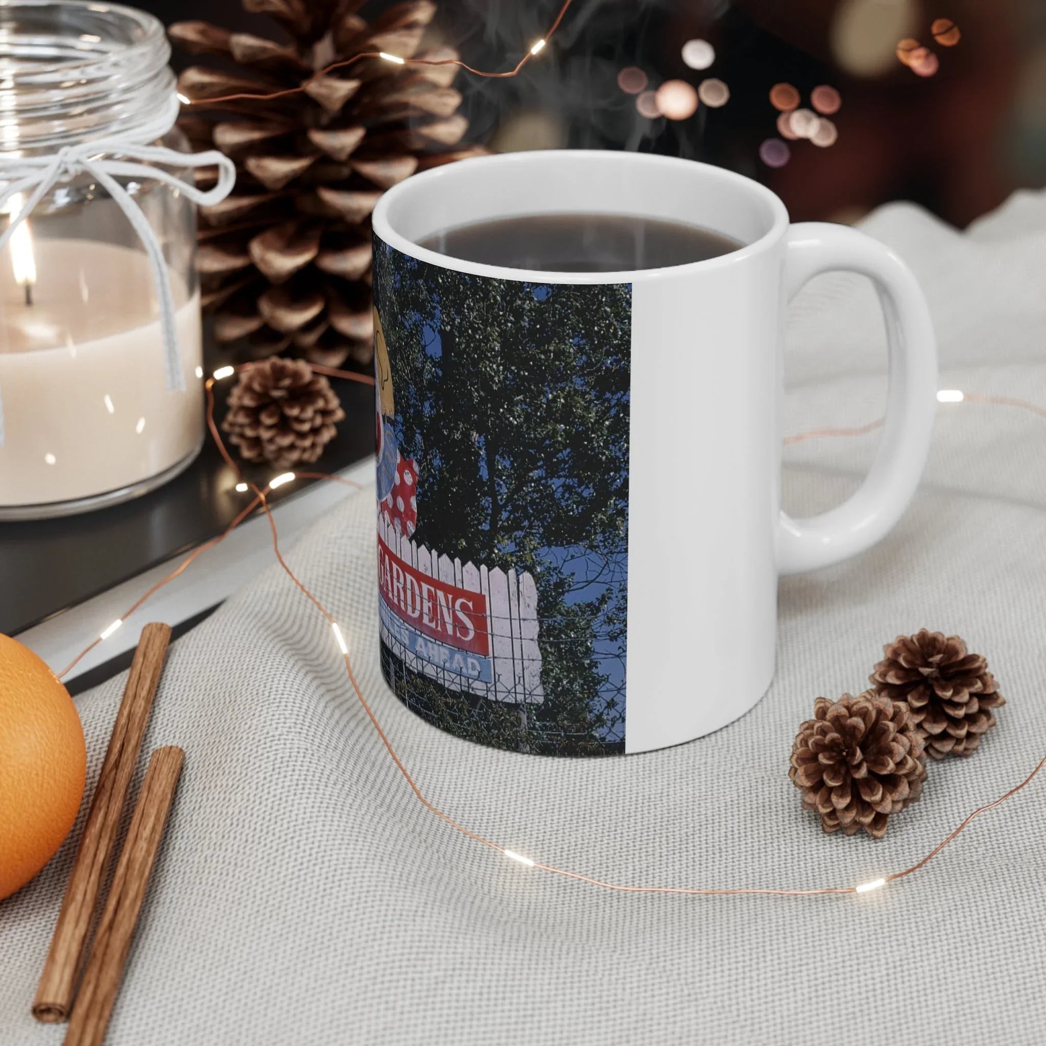 ROADSIDE MUGS - Storybook Gardens Ceramic Mug 11oz - BIG FRENCHIES