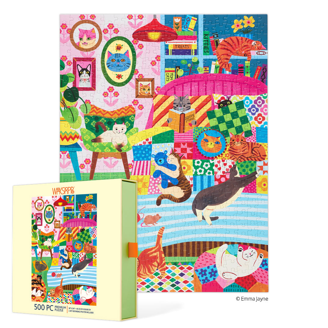 Cat Nap Stories 500 Piece Puzzle