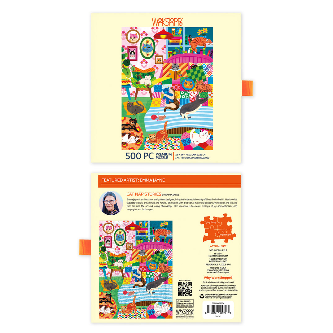Cat Nap Stories 500 Piece Puzzle