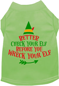 Check Your Elf Pet Shirt