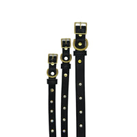 Plain Leather Dog Collar - BIG FRENCHIES