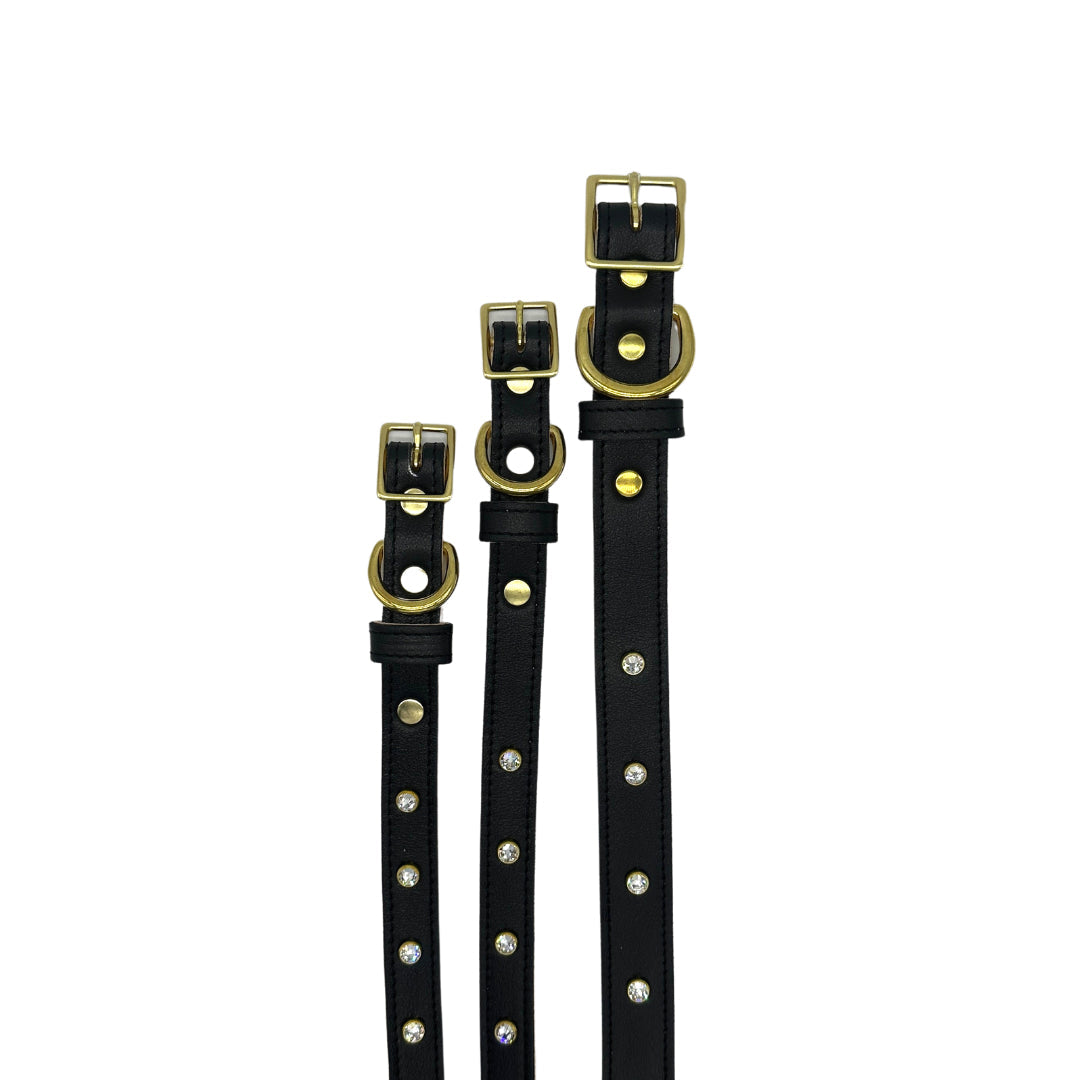 Plain Leather Dog Collar - BIG FRENCHIES