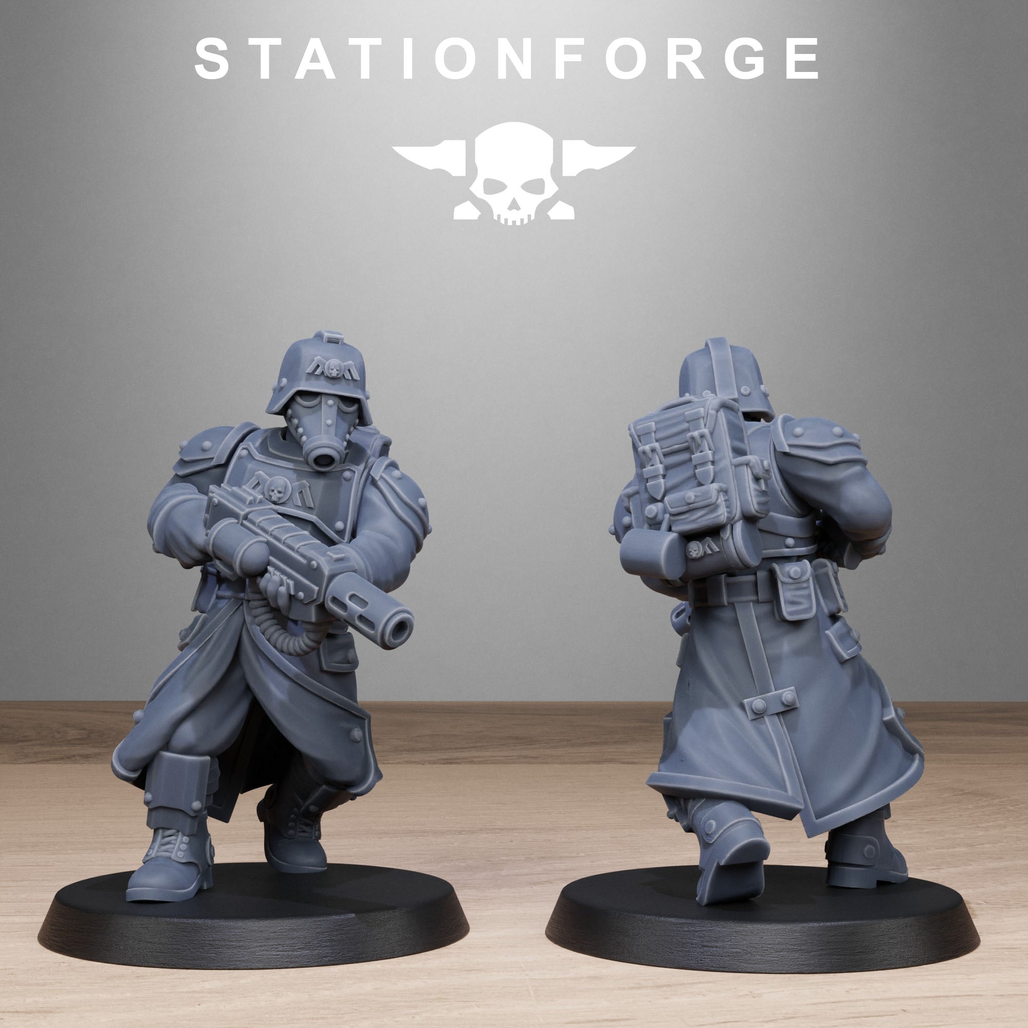 3D Printed GrimGuard Vigils by StationForge Miniatures