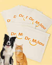 Dr. Milou Pet Dental Finger Wipes – Daily Oral Care for Dogs & Cats