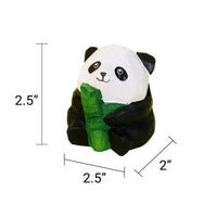 Hand-Carved Wooden Panda Figurine – Cute Handmade Decor with Mini Accessories - BIG FRENCHIES