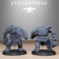 3D Printed Orkaz Bros Infantry by StationForge Miniatures