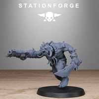 3D Printed Orkaz Tribal Infantry by StationForge Miniatures