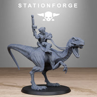 3D Printed GrimGuard Jungle Raptors by Stationforge Miniatures