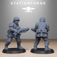 3D Printed FreeGuard Infantry by StationForge Miniatures