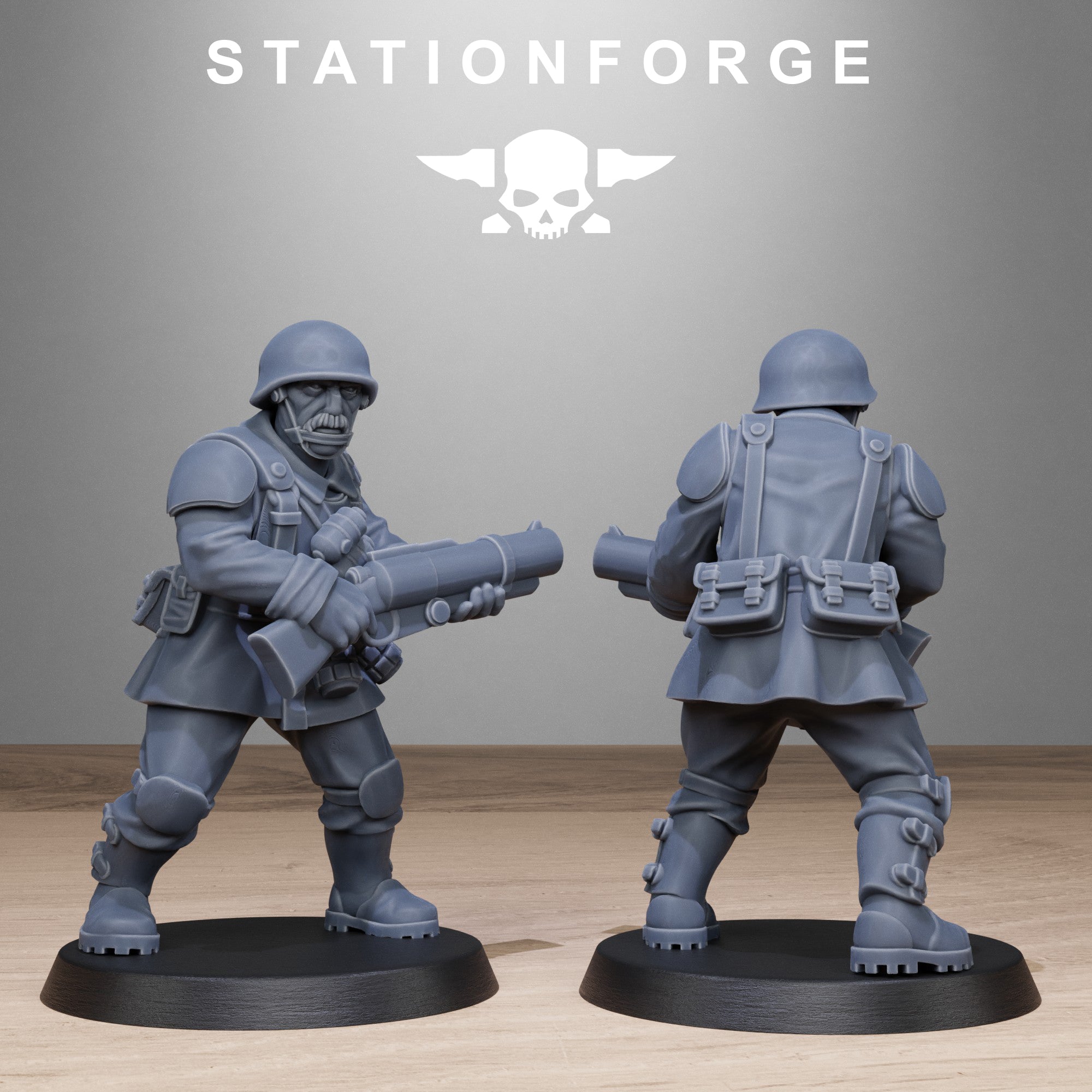 3D Printed FreeGuard Infantry by StationForge Miniatures