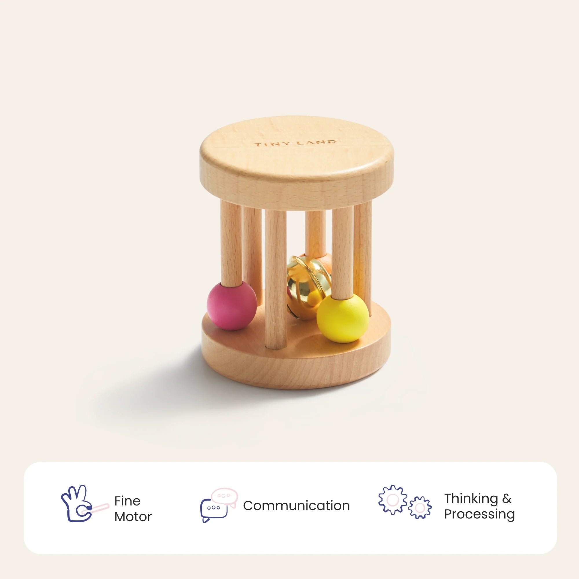 Tiny Land® Montessori Toys for Newborns (0–3 Months)